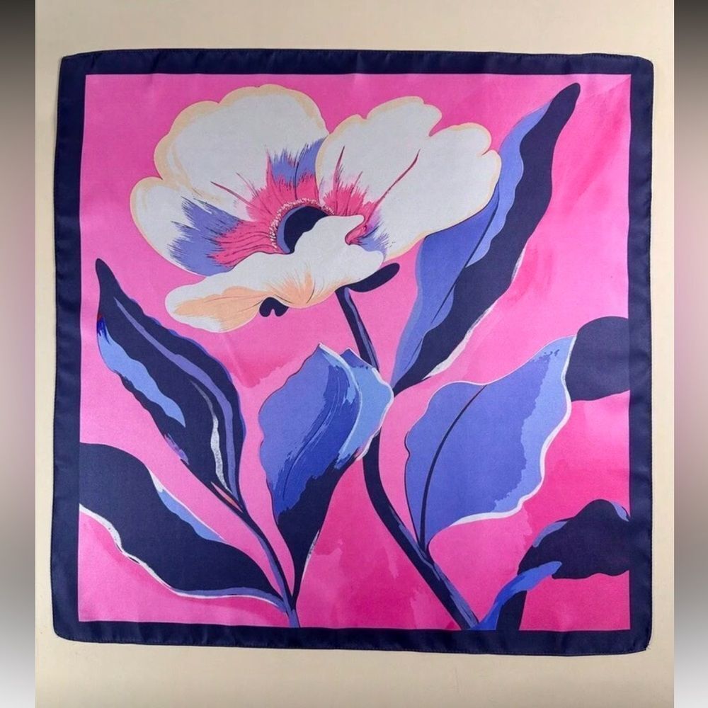 Vibrant Floral Scarf P62